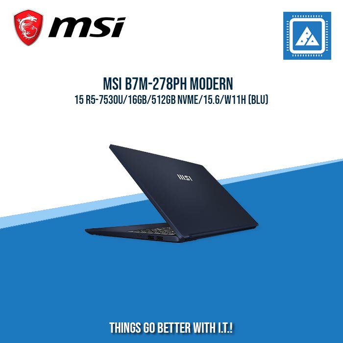 MSI B7M-278PH MODERN 15 R5-7530U/16GB/512GB NVME | BEST FOR FREELANCERS LAPTOP MSI B7M-278PH MODERN 15 R5-7530U/16GB/512GB NVME | BEST FOR FREELANCERS LAPTOP